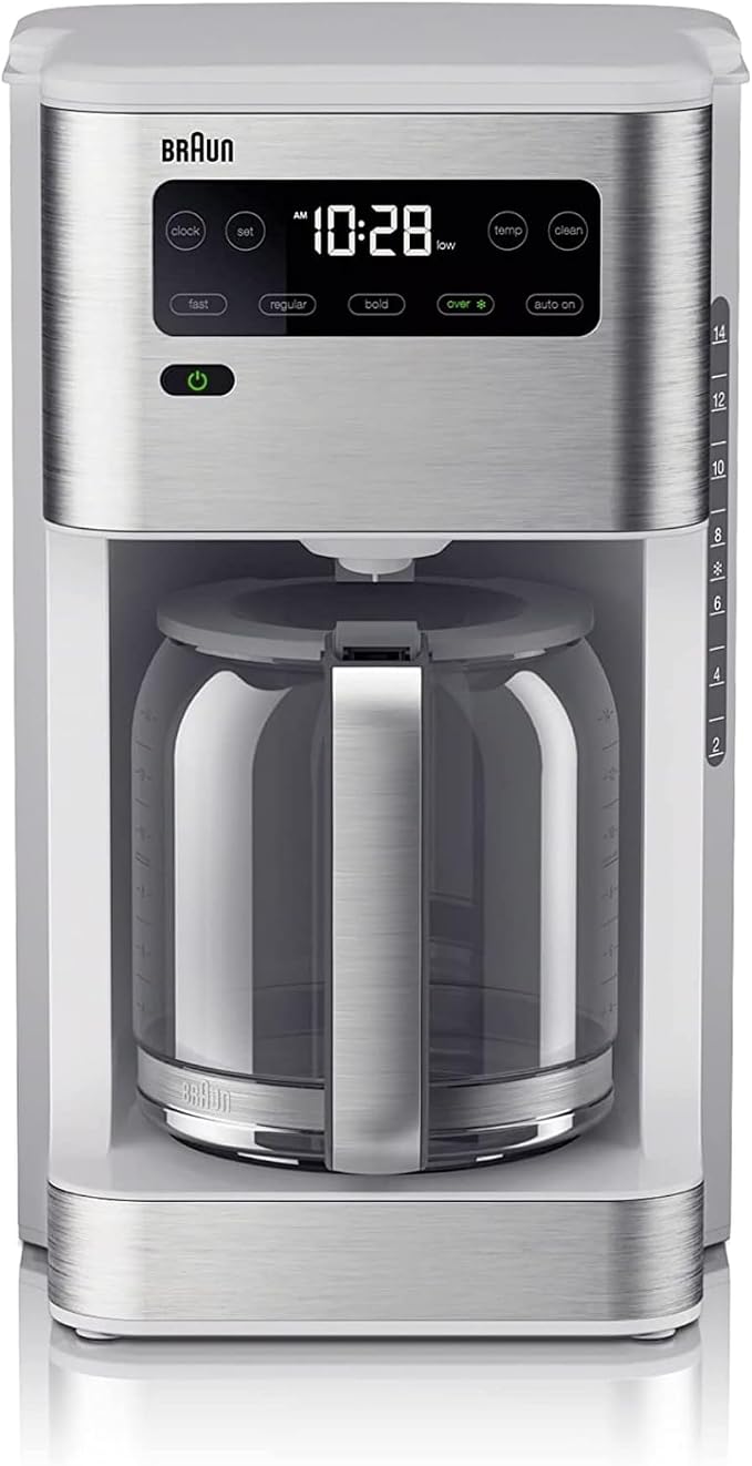 Braun PureFlavor 14‑Cup Programmable Coffee Maker – Fast Brew Speed, Touch by Unknown