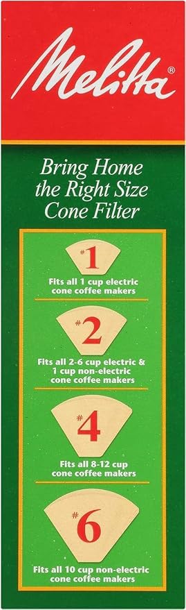 Melitta #4 Unbleached Coffee Filters, Natural Brown, Flavor Enhancing Coffee - Image 2