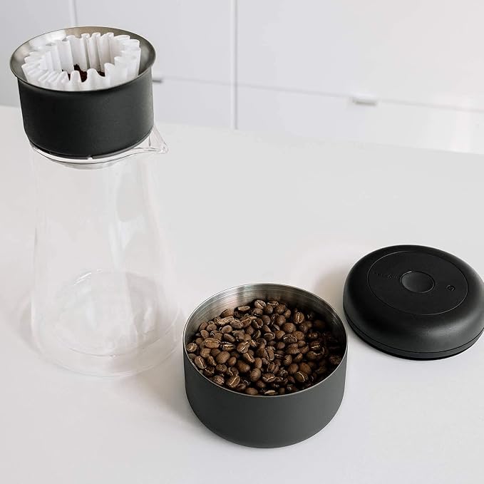 Fellow Atmos Vacuum Coffee Canister – Stainless Steel Airtight Food Storage - Image 7