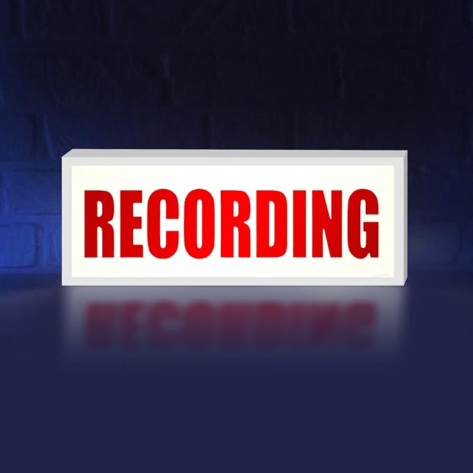 RECORDING Studio LED Light, Illuminated Sign, Many Lighting Modes Wireless Using by Unknown