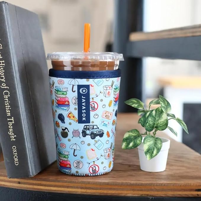 Sok It JavaSok Iced Coffee & Cold Soda Insulated Neoprene Cup Sleeve - Image 2