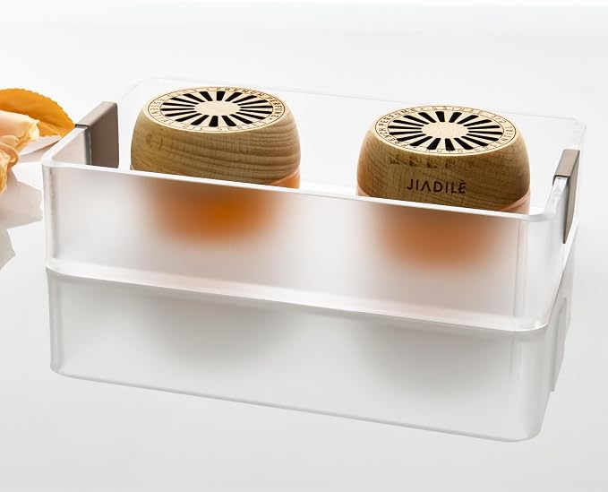 Metal-Glided Acrylic Catchall Tray – Stylish Desktop & Entryway Organizer - Image 3