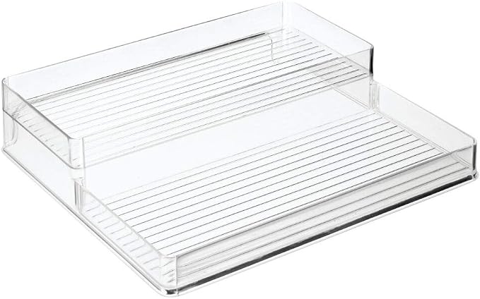 mDesign Plastic Kitchen Food Storage Organizer Shelves, Spice Rack Holder - Image 7
