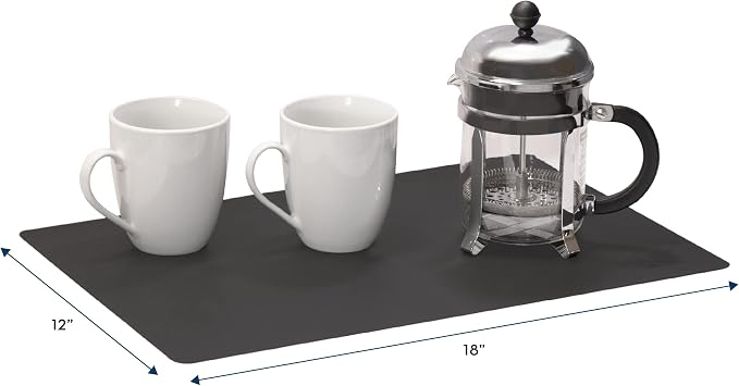 S&T INC. Coffee Mat, Silicone Bar Mat - Image 6