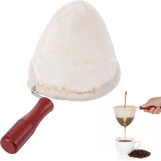 Cloth Coffee Filter Flannel Coffee Bag Strainer by Unknown