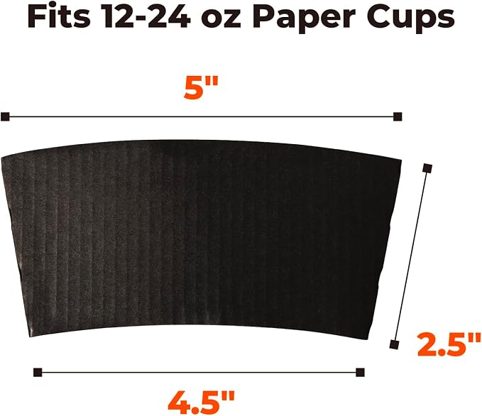 FMP Brands 1000 Pack Coffee Sleeves - Image 3