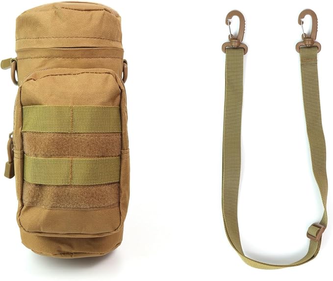 Tactical Military MOLLE Water Bottle Pouch H2O Hydration Carrier Holder - Image 2