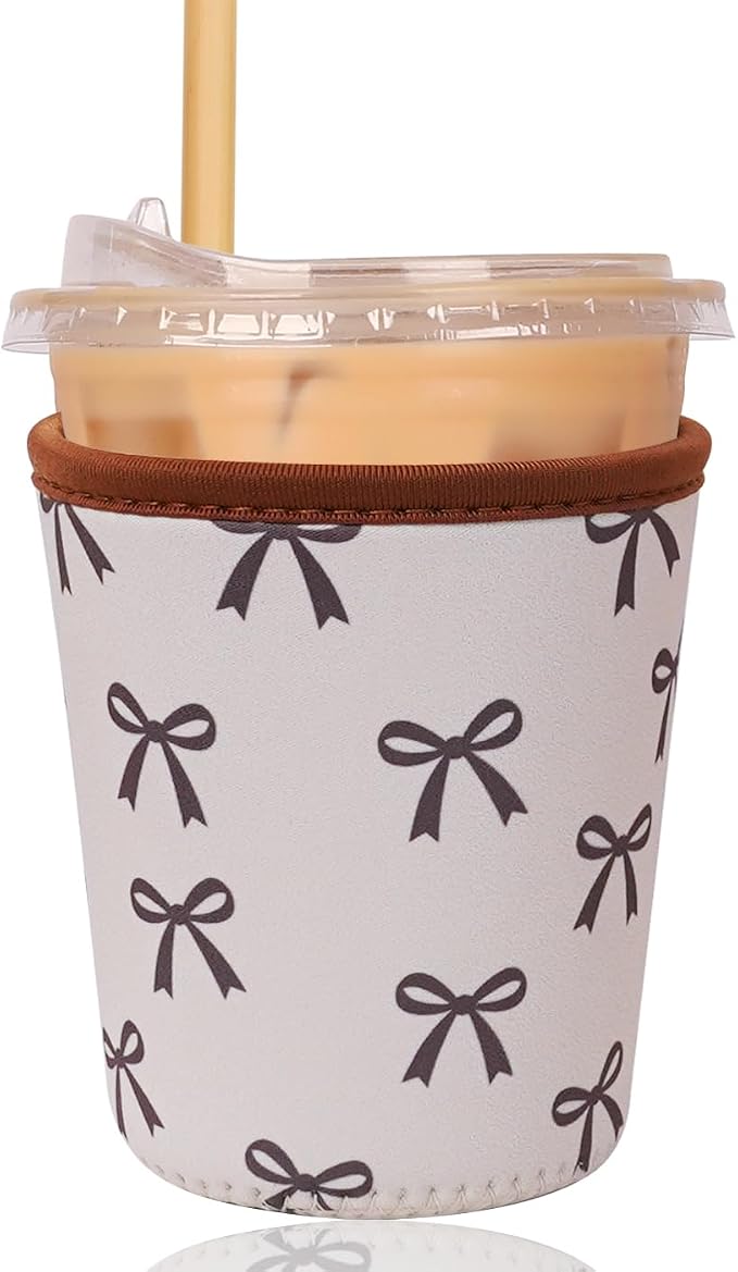 Reusable Insulated Sleeve for Iced Coffee Cup, Coffee Neoprene Sleeve for Cold by Unknown