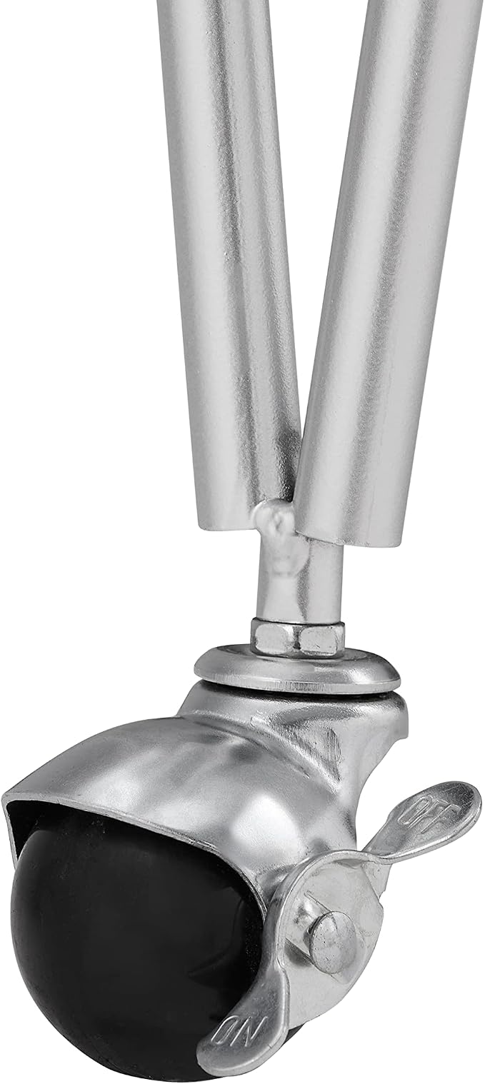 Linon Gina Silver Mid Century Bar Cart - Image 11