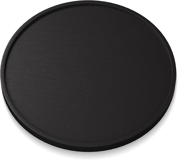 VERTORGAN Bamboo Serving Tray, 11.8 Inch Decorative Trays Platter by VERTORGAN