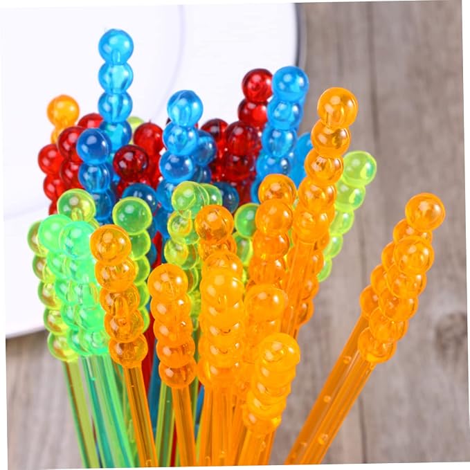 LIFKOME 50pcs Acrylic Stir Sticks Beer Chiller Coffee Bar Accessory Translucent - Image 4