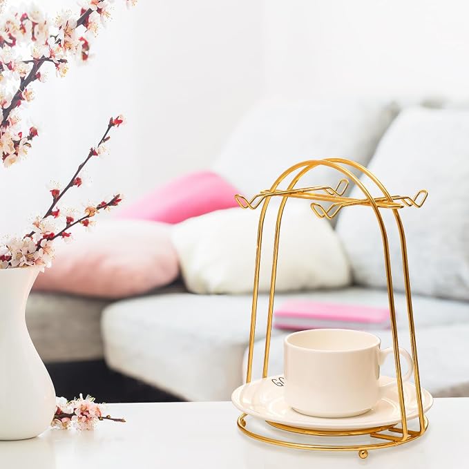 jojofuny Golden Mugs Display Holder Stand - Image 9