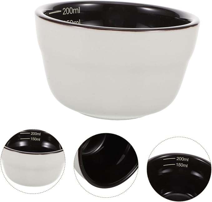 Porcelain Cupping Cup Ceramic Measuring Cup Coffee Beans Dosing Weigh Coffee - Image 8