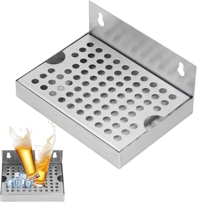 Kegerator Beer Drip Trays, Wall Mount Drip Tray by Unknown