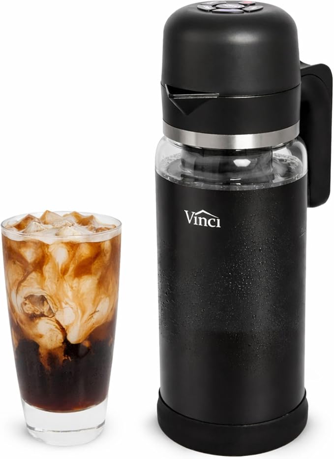 VINCI Express Cold Brew, Electric Cold Brew Coffee Maker in 10 minutes by VinciHousewares