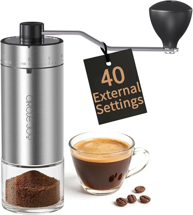 CIRCLE JOY Mini Manual Coffee Grinder by CIRCLEJOY