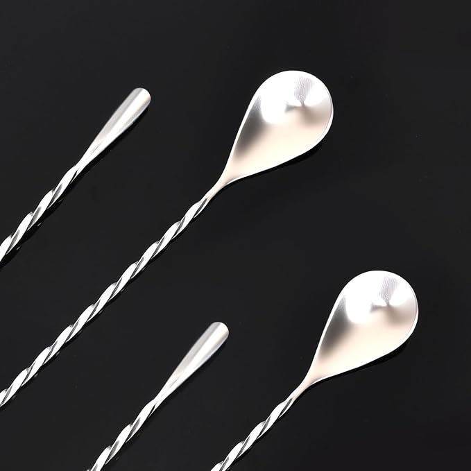 2 Pack Bar Spoon, Cocktail Mixing Spoon, Long Spoons - Image 2