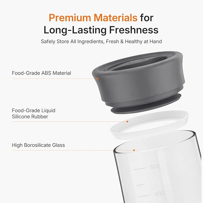 2-Pack Airtight Mason Jar with Silicone Ring, Upgraded Glass Storage Jars with - Image 8