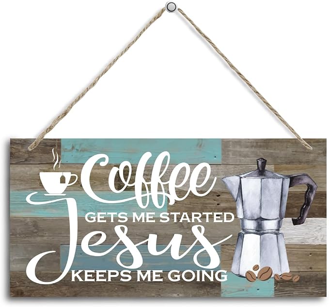 K7 Hanging Wooden Plaque Decor by HALUOSI