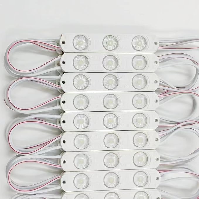 200 PCS 12V DC LED Module 6500K Daylight White 1.2W 3 LEDs - Image 7