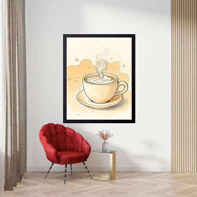 Lawrence Williams Designs Coffee Cup Steam Poster - Image 3