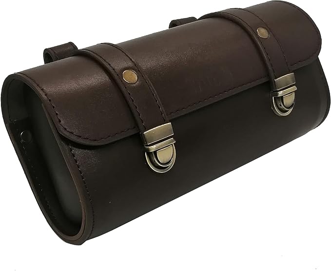 WUYAN Bike Handlebar Leather Bags Under Seat Retro Classical Mountain MTB Road by WUYAN