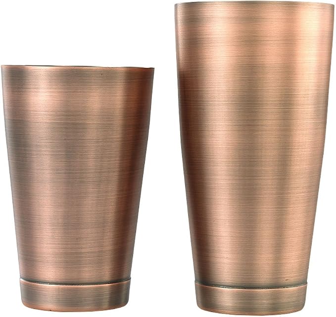 Barfly Cocktail Tin, Antique Copper by BarflybyMercer