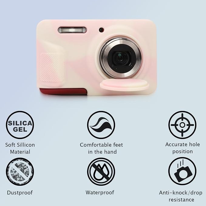 Camera Case for Kodak PIXPRO FZ55 Digital Case Silicone PIXPRO FZ55 Accessories - Image 4