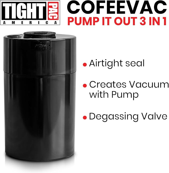 COFFEEVAC Pump It Out Airtight Coffee Container - Image 3
