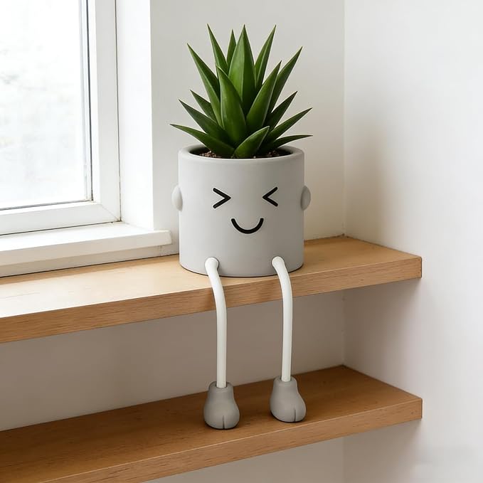 Cute Artificial Fake Plants Mini Succulents in Pots - Image 5
