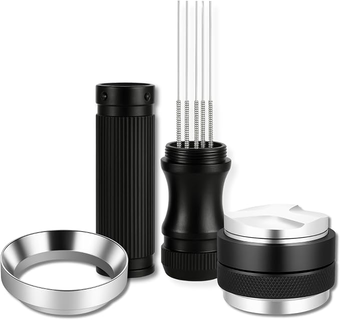 Espresso Accessories Kit – Coffee Distributor & Tamper Leveler Set by Unknown
