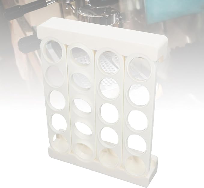 Haofy Modern White Coffee Capsule Rack Holds 20 Pods in Compact 9.6" Design - Image 5