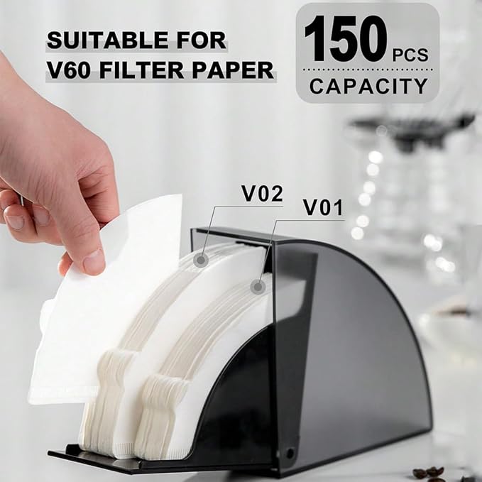 Coffee Filter Holder – Durable and Cone Filter Storage Container - Image 2