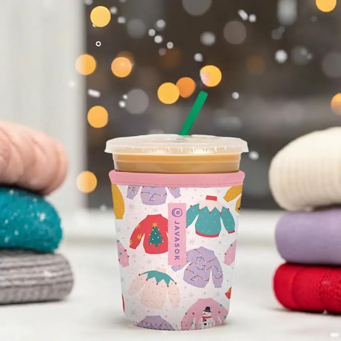 Sok It JavaSok Iced Coffee & Cold Soda Insulated Neoprene Cup Sleeve - Image 3