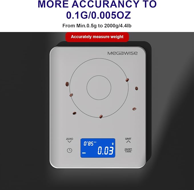 MEGAWISE High Precision Coffee Scale - Image 2