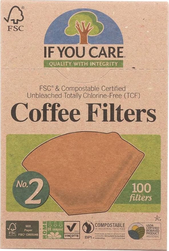If You Care FSC Unbleached No 2 Coffee Filters by IfYouCare