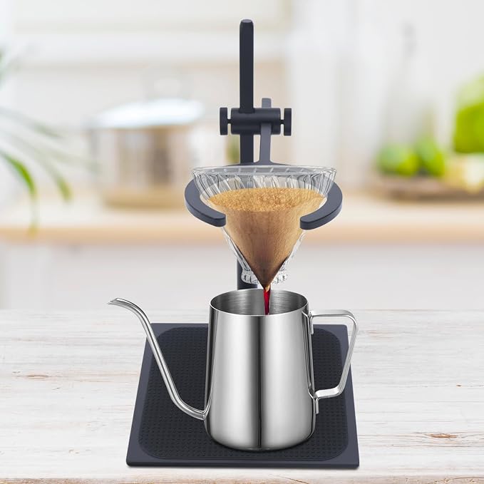 Xuthusman Coffee Dripper Holder Silicone Base Glass Funnel Stand Portable - Image 2