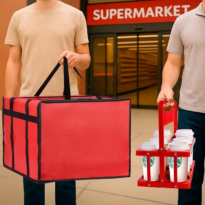 Bodaon Insulated Pizza Delivery Bag 20x20x14 - Image 8