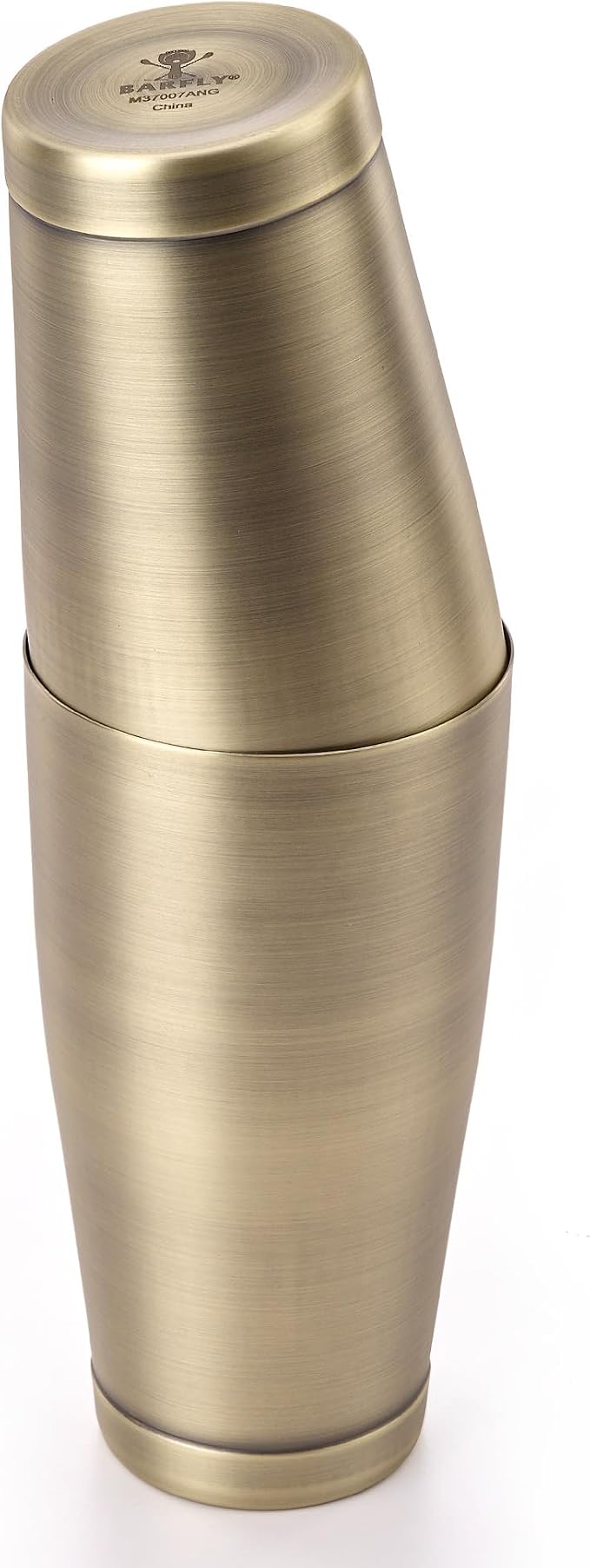 Barfly Cocktail Shaker Tin Set, Antique Gold - Image 5