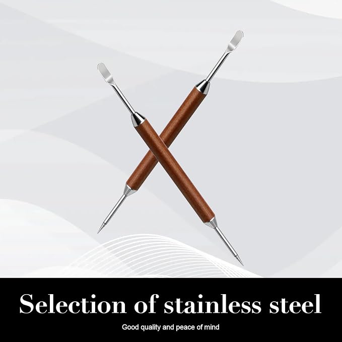 2-Pack Latte Art Pen Set, Stainless Steel Coffee Drawing Tool - Image 7
