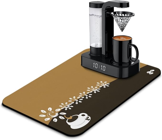 Classic Absorbent Coffee Bar Mat by Vehcimbev