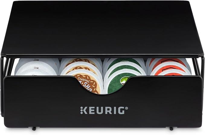 Keurig Slim Non-Rolling Storage Drawer, Coffee Pod Storage, Holds up to 24 by Keurig