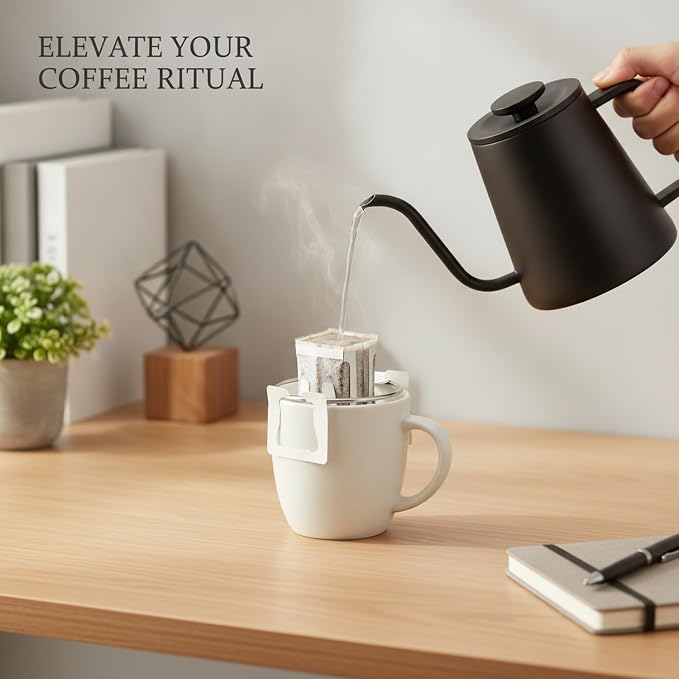 Stainless Steel Coffee Drip Bag Stand, Portable Pour Over Holder - Image 2