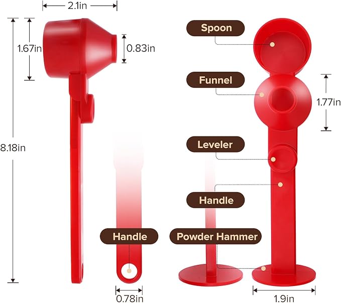 2Pcs Coffee Scoop Funnel 2Tbsp, BPA-Free PCTG, Dishwasher Safe | 51mm Tamper - Image 7
