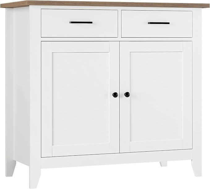 HORSTORS Kitchen Storage Cabinet, Modern Farmhouse Buffet Cabinet by HORSTORS