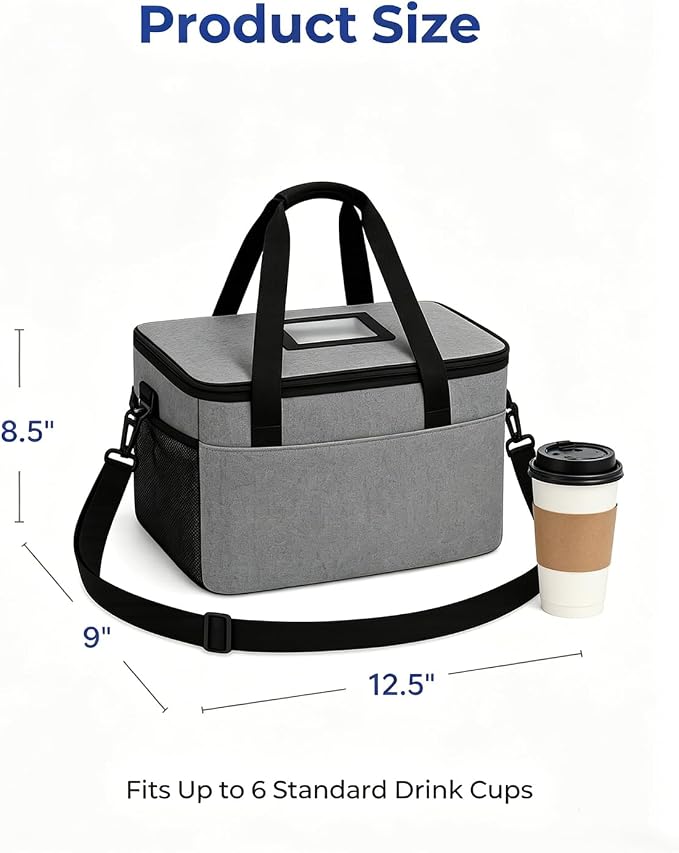 6 Cup Portable Drink Carrier Suitable - Image 8