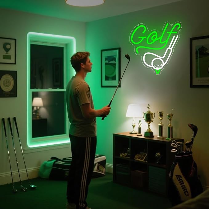 Golf Neon Sign, Sport Dimmable LED Light Signs - Image 8