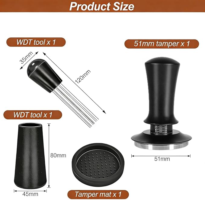 51mm Espresso Accessories Kit, Coffee Tamper - Image 9