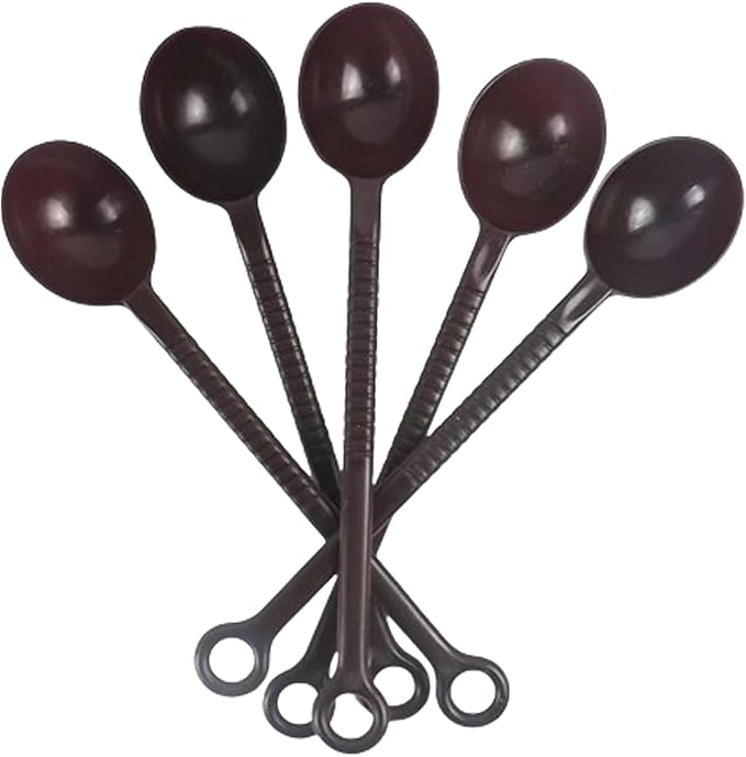 5 Pcs 10 Gram Long Handle Coffee Measuring Spoon Coffee Bean Spoon Plastic by BFLCTTBD