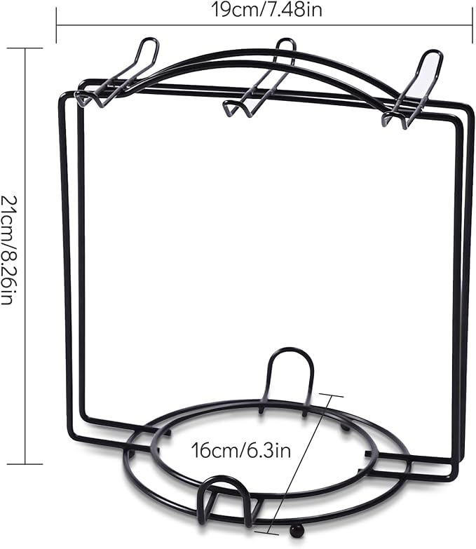 Coffee Cup Holder, Metal Tea Cups Coffee Mug Rack, Organizer - Image 5